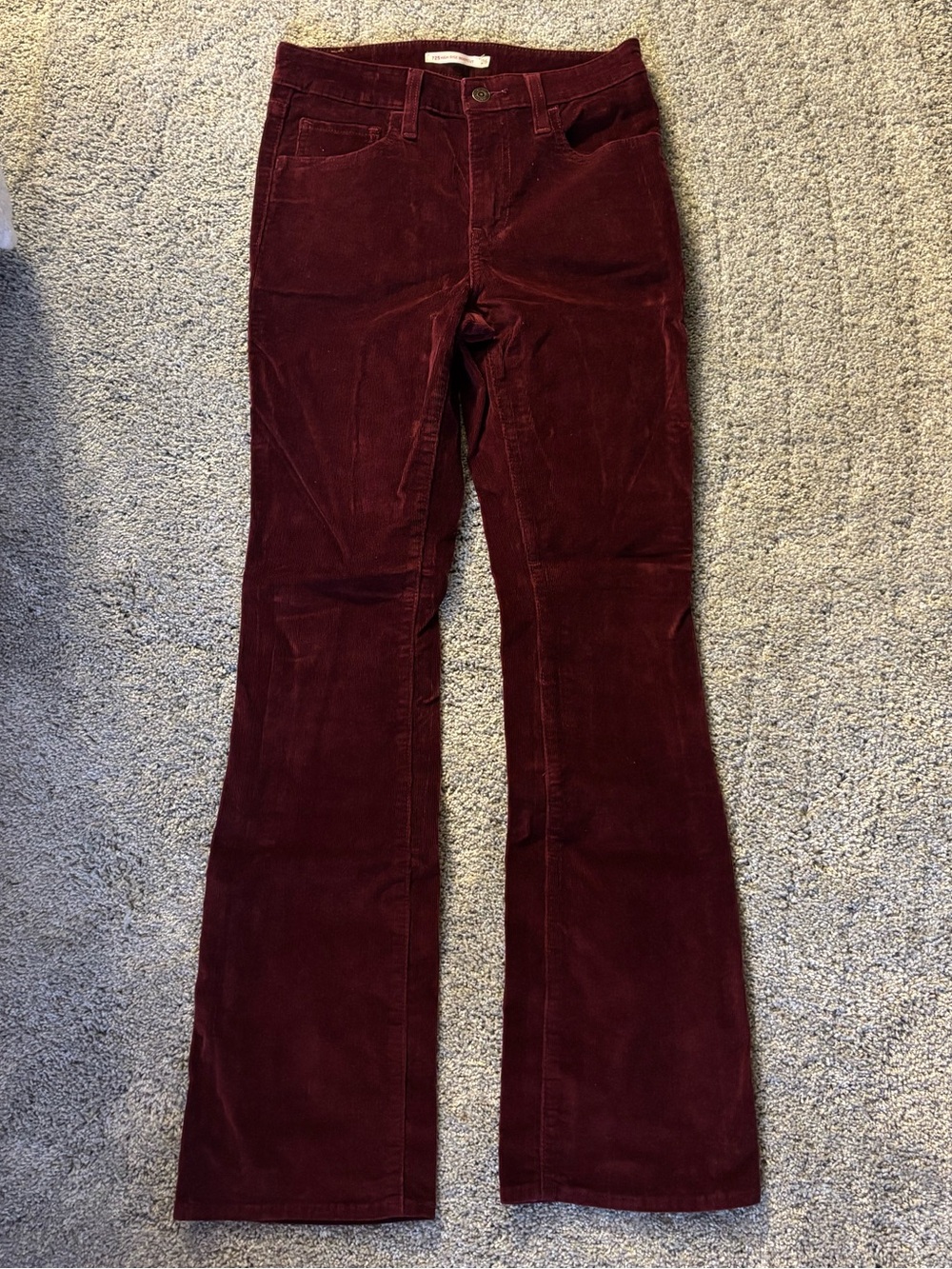 levi 725 corduroy bootcut pants